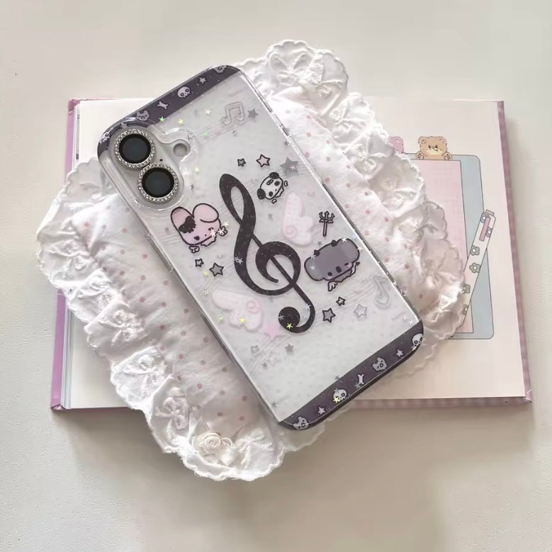 ꒰ა🎵໒꒱ lovely note-iPhone Case
