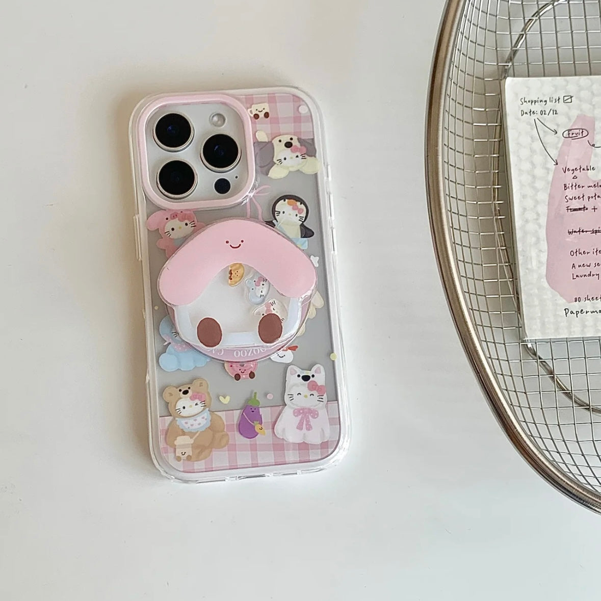 kitty magnetic bracket-IPhone Case