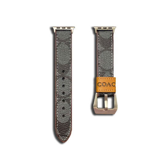 สายนาฬิกา Apple Watch หนังสีดำจาก Coach รุ่น YHK244221710