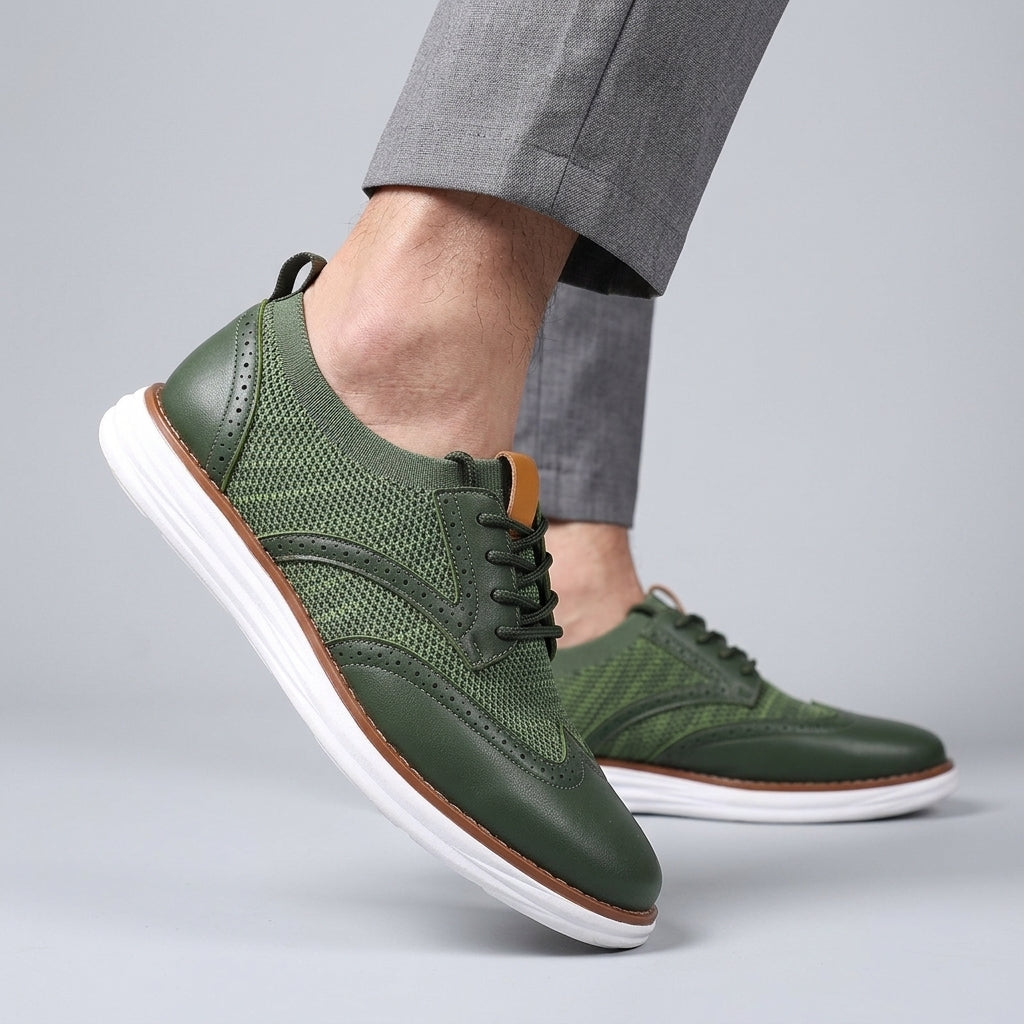 Patrick - Timeless Brogue Walking Sneakers | By Julian & Claire Toronto