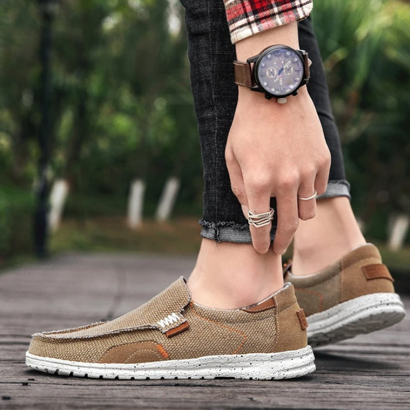 Maxime - Classic Comfort Canvas Loafers | By Julian & Claire Toronto