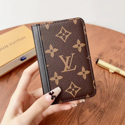Elegant Checkered & Monogram Wallets
