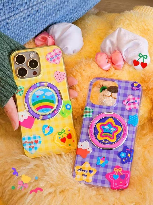Dopamine comes with a rotating bracket mobile phone case