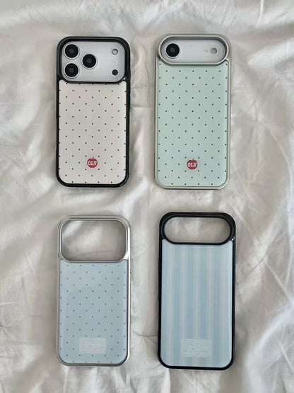 Retro niche polka dots IPhone  Case