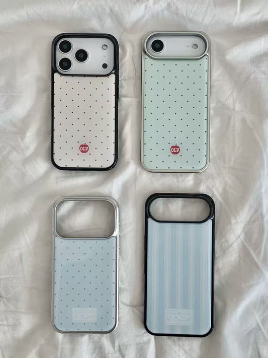 Retro niche polka dots IPhone  Case