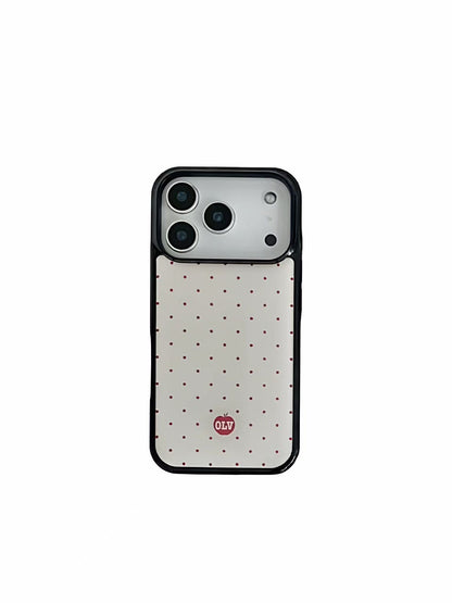 Retro niche polka dots IPhone  Case