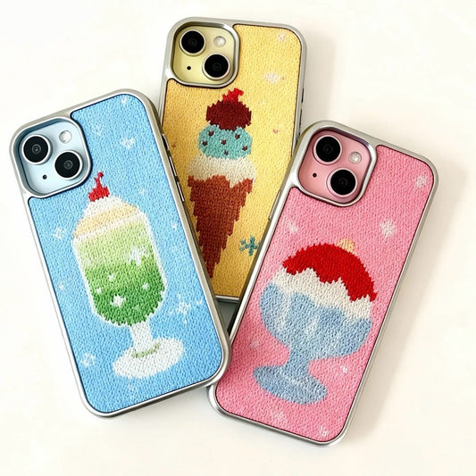 A cup of ice 🍦cream, iPhone case.