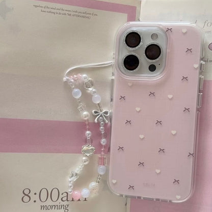 Cute and simple bow heart shape Phone Case (No Shipping Costs Worldwide)
