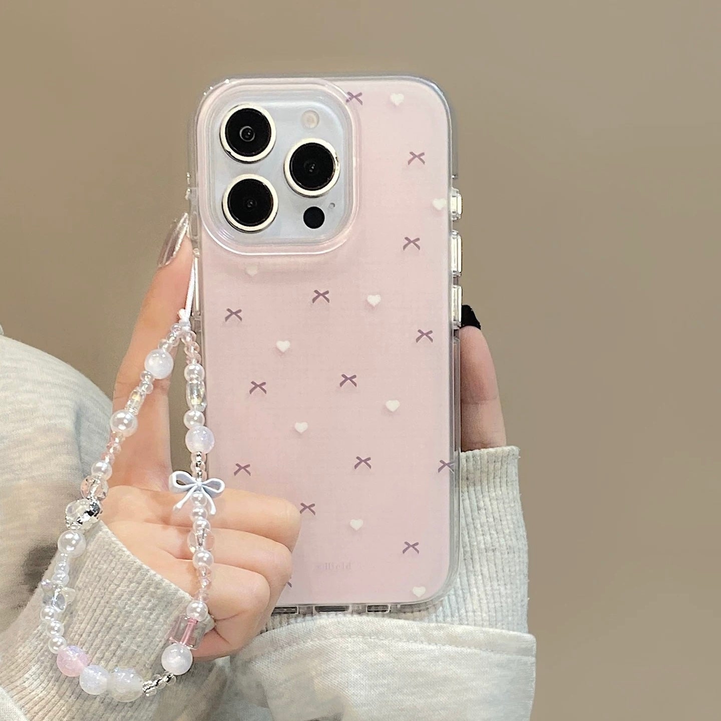 Cute and simple bow heart shape Phone Case (No Shipping Costs Worldwide)
