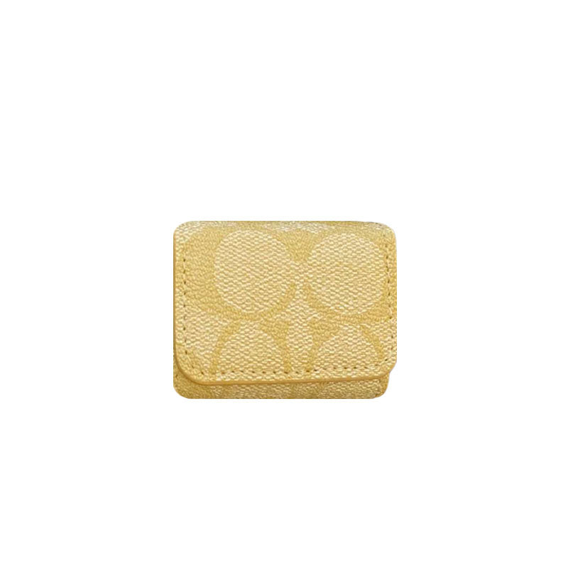 コーチ製高級AirPodsケース ダークブラウン-YH240425