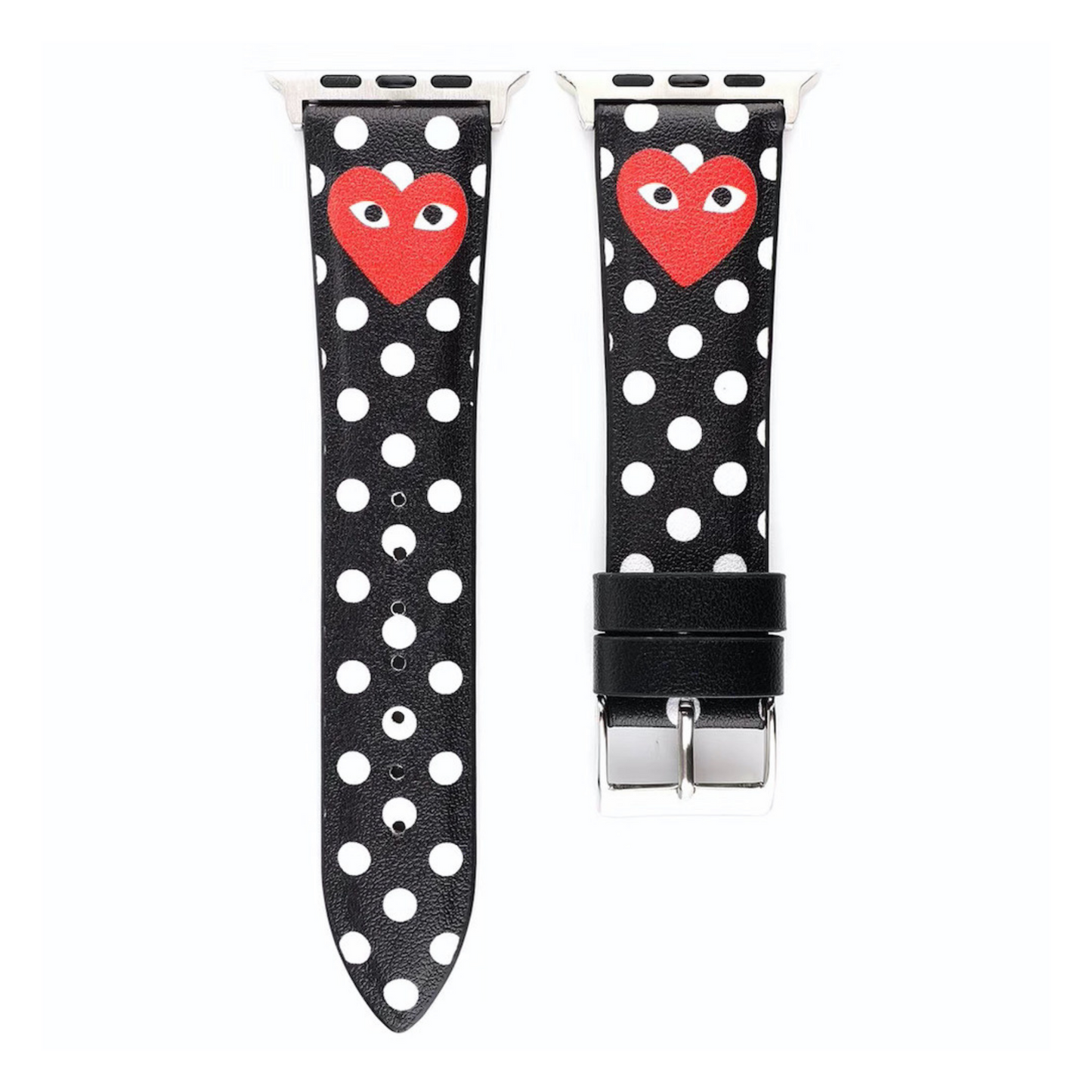 أحزمة ساعة جلدية "CDG"