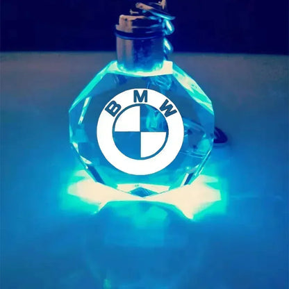 LED 조명이 켜지는 크리스탈 키체인