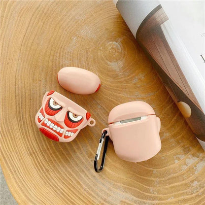 Big Faced Monster Airpod Case Cartoon Silicone Case