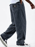 Navy - Comfort Wide Pants | By Julian & Claire Toronto