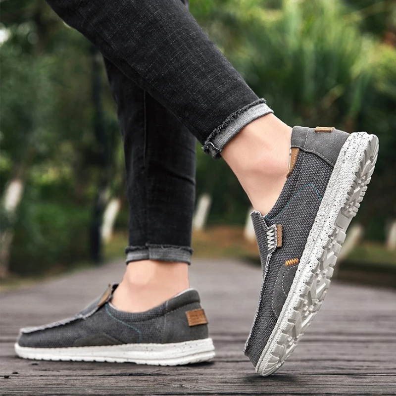 Maxime - Classic Comfort Canvas Loafers | By Julian & Claire Toronto