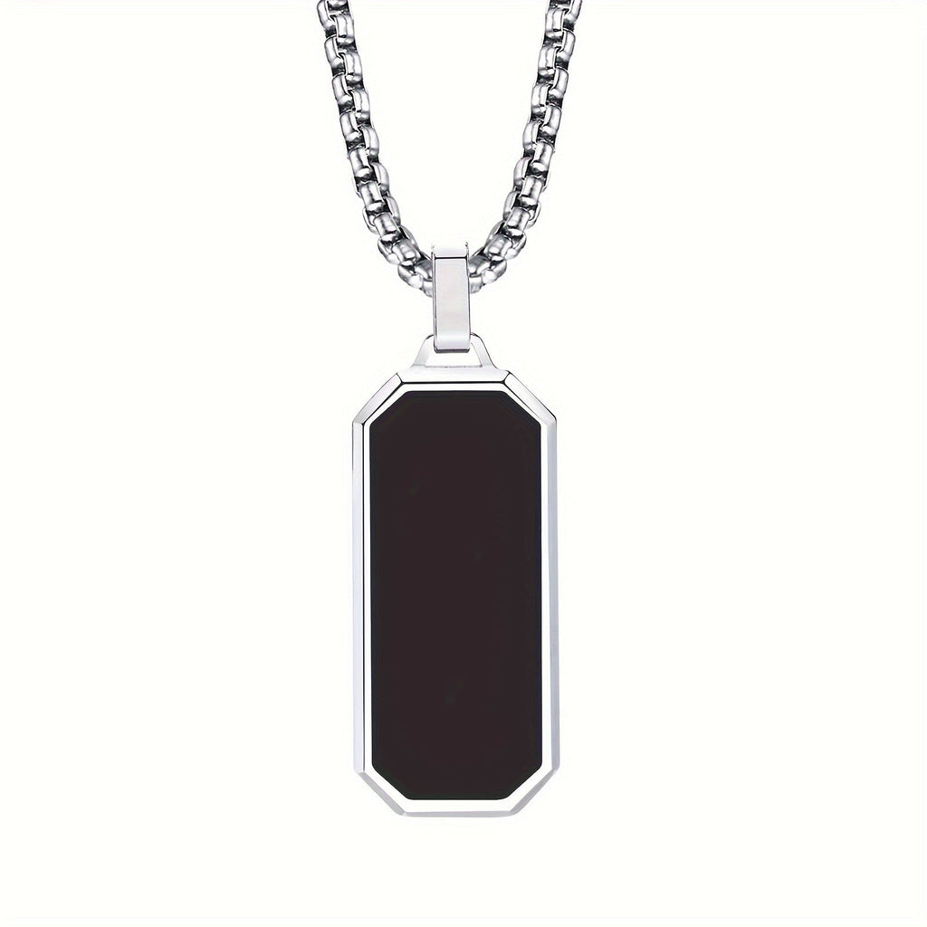 Jean - Stainless Steel Pendant Black | Julian & Claire Toronto