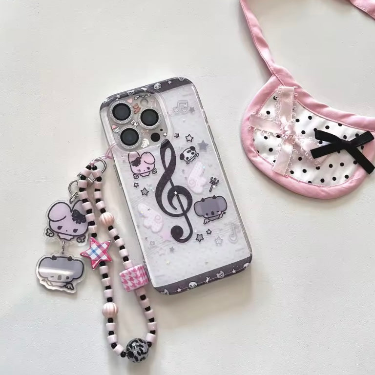 ꒰ა🎵໒꒱ lovely note-iPhone Case