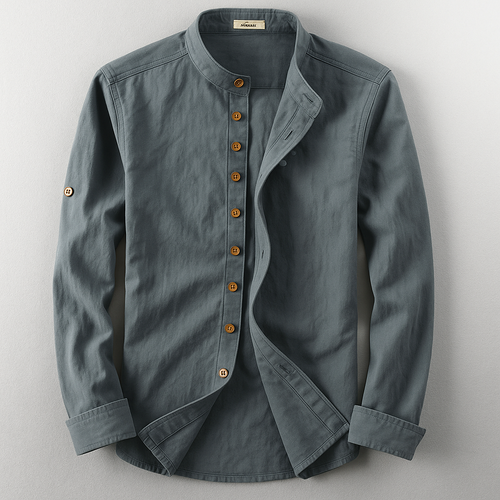 Abram - Modern Casual Button-Up Shirt | By Julian & Claire Toronto
