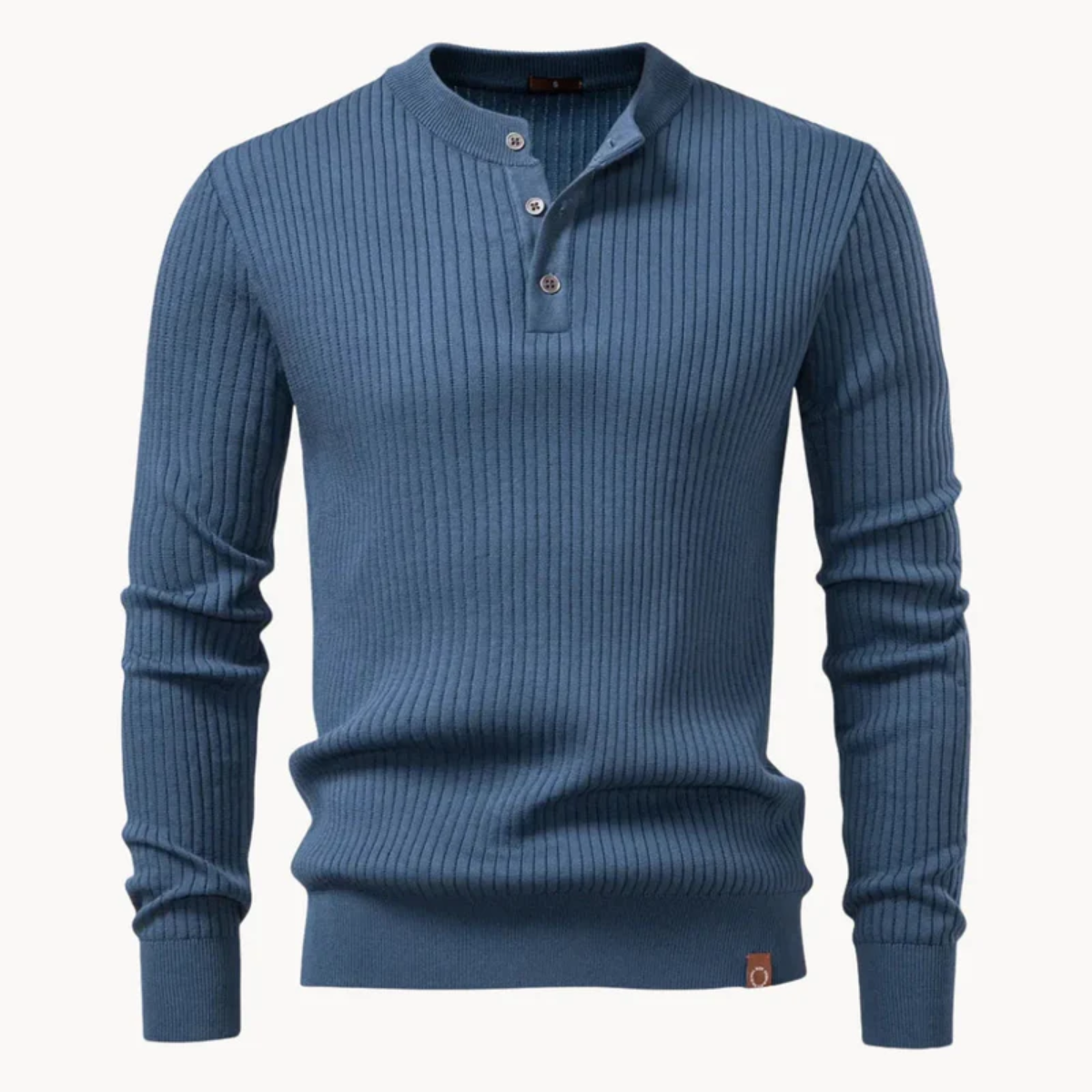 Antoine - Modern Crew Neck Textured Sweater | By Julian & Claire Toronto