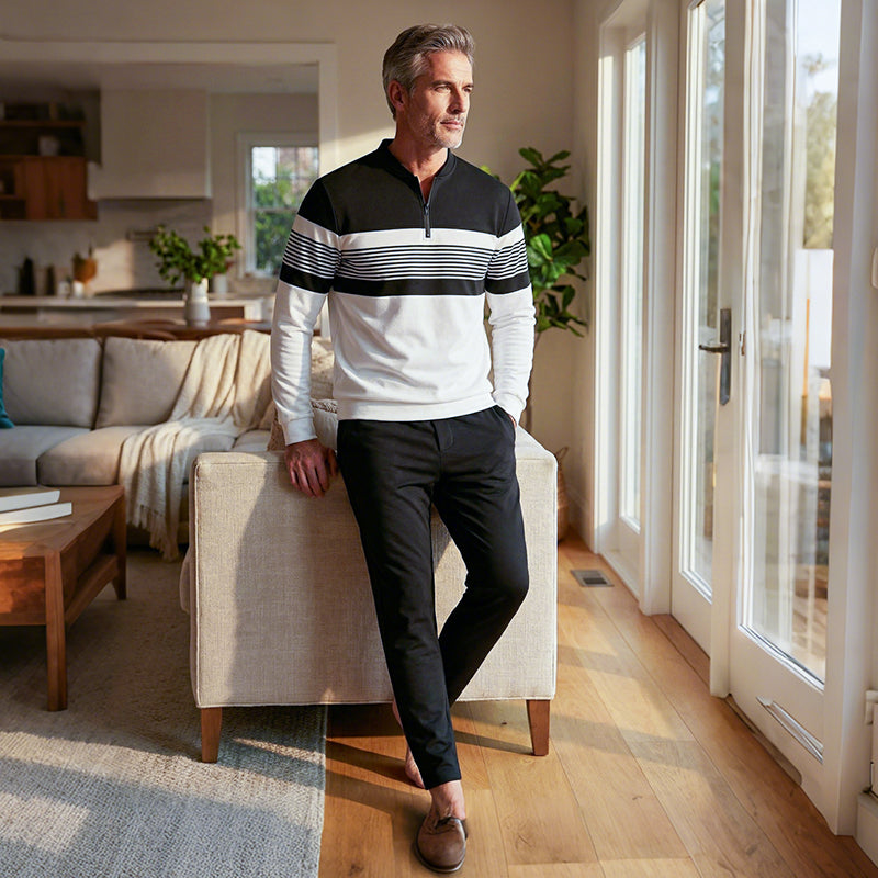 Cullen - Everyday Quarter-Zip Co-Ord Set | By Julian & Claire Toronto