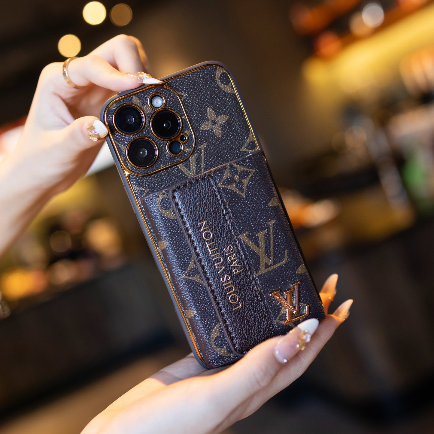 New Classic Luxury Card Holder Phone Case  02（）