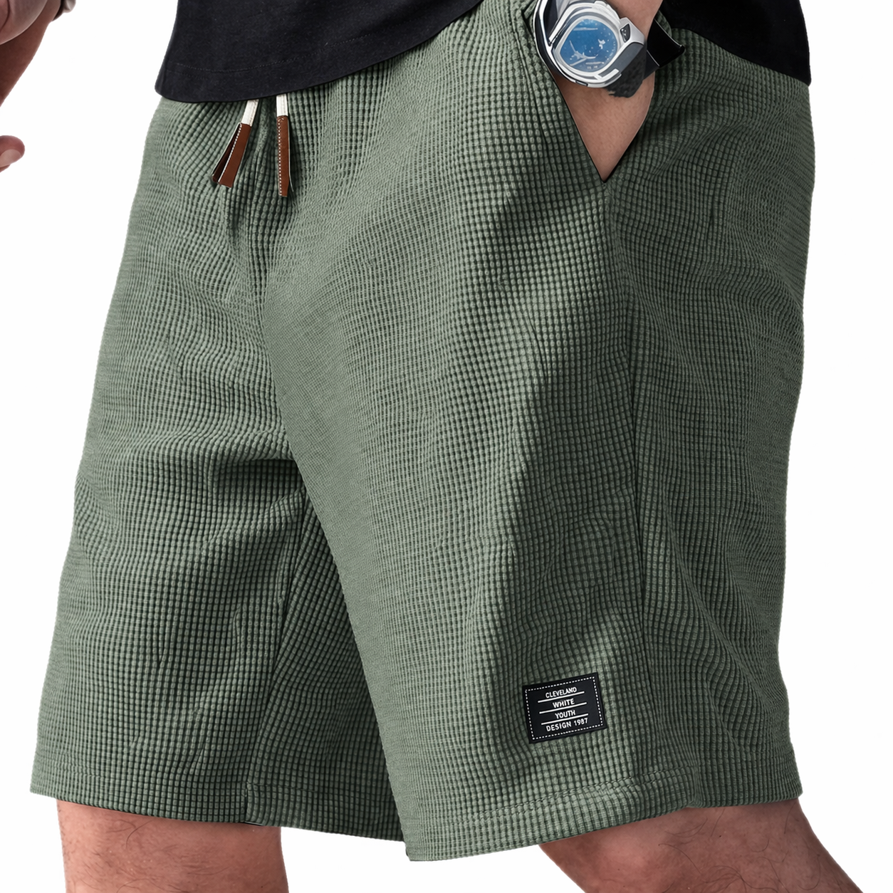 Green- Summer Comfort Shorts | By Julian & Claire Toronto