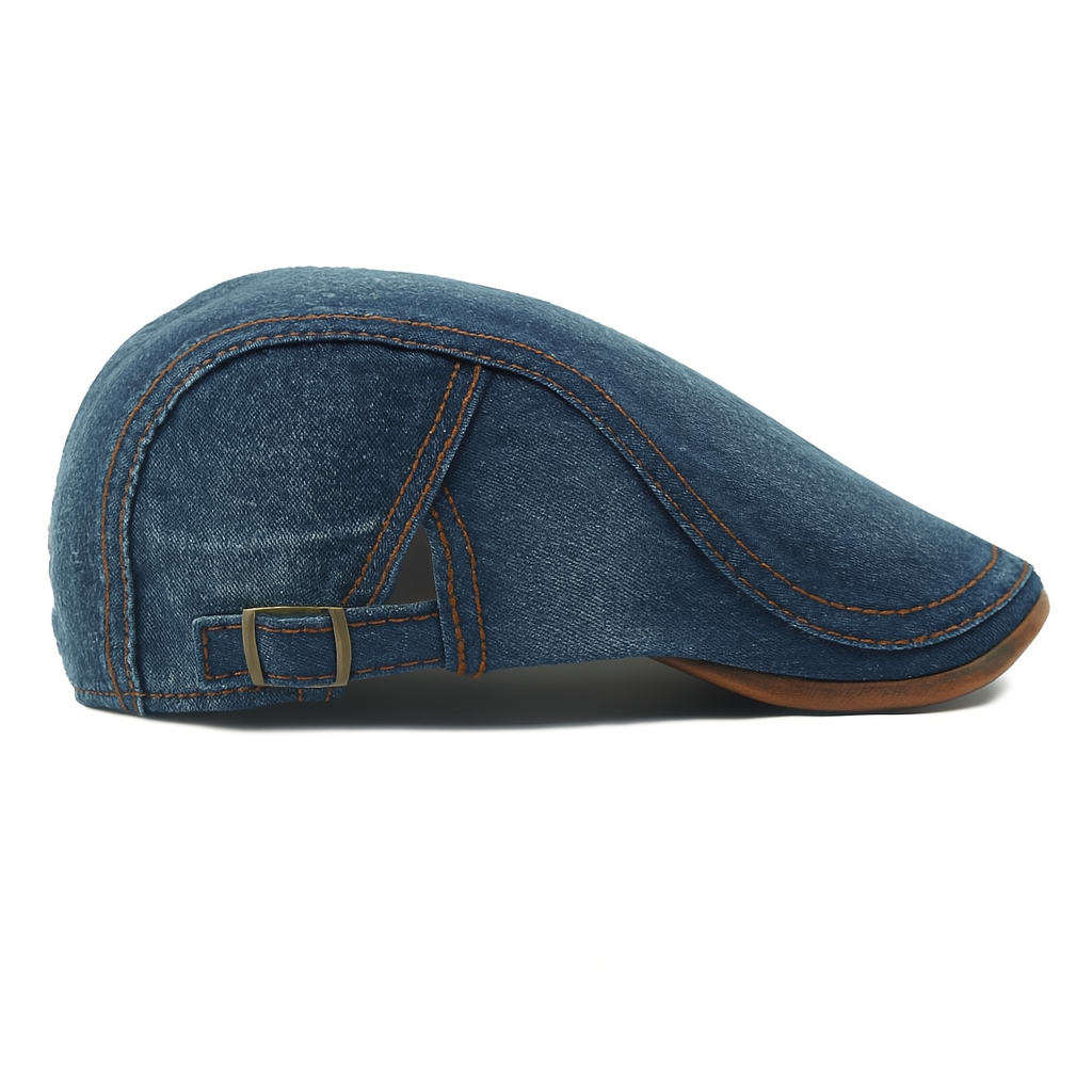 Mikkel - Classic Washed Denim Cap | By Julian & Claire Toronto