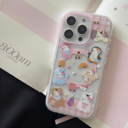 kitty magnetic bracket-IPhone  Case