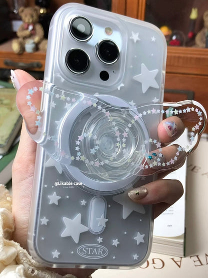 Star-themed angel wings -IPhone  Case
