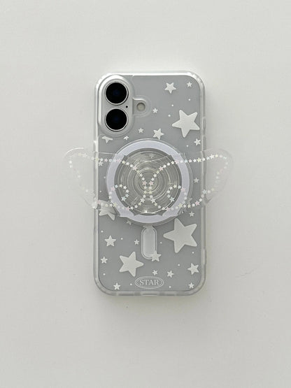 Star-themed angel wings -IPhone  Case