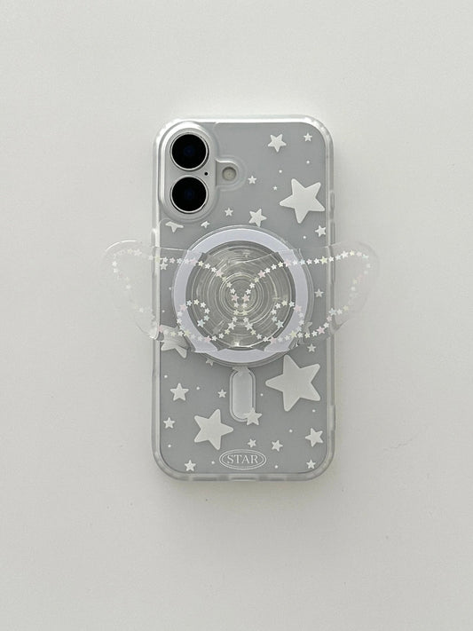 Star-themed angel wings -IPhone  Case
