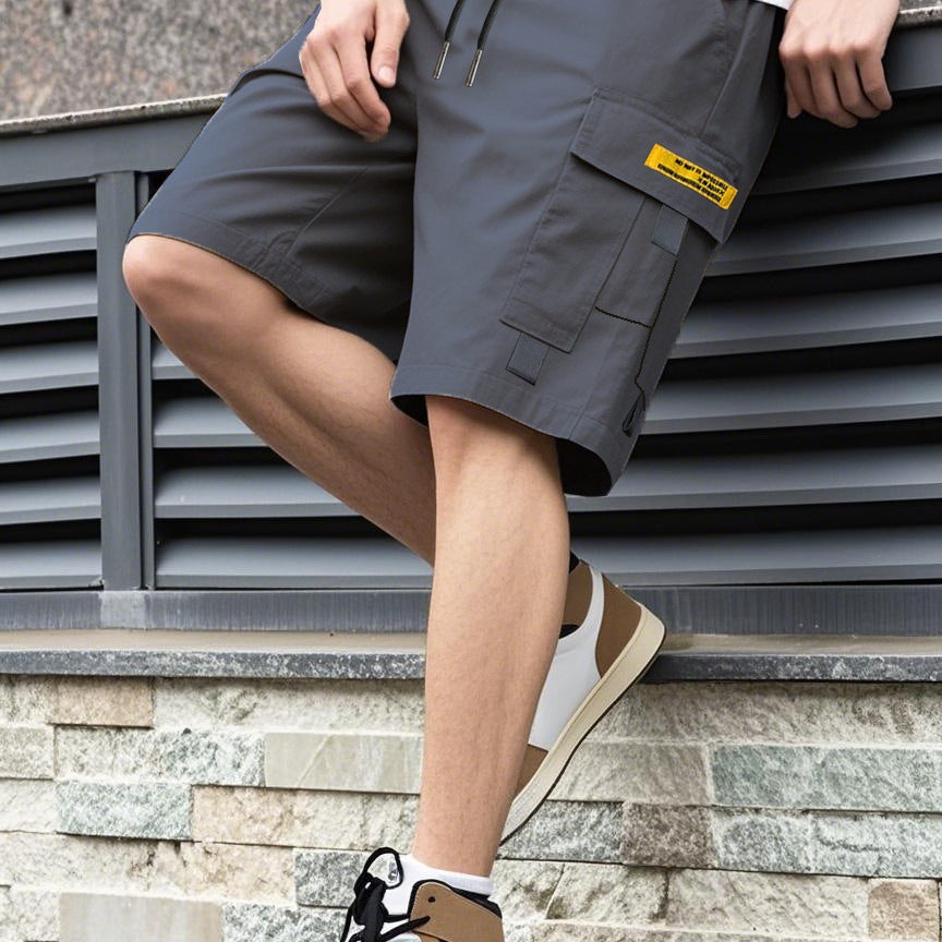 Norman - Casual Multi-Pocket Cargo Shorts - By Julian & Claire Toronto