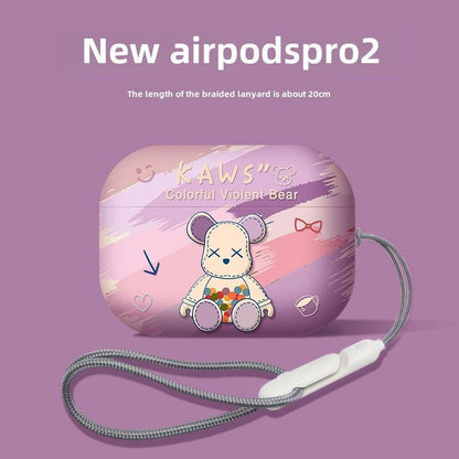Rainbow Bear Airpods Case Frosted Soft Protective Earphone Case