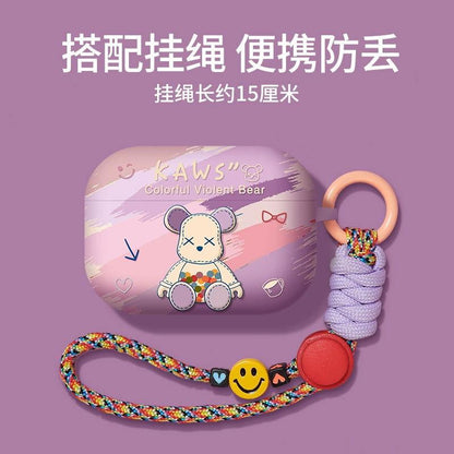 Rainbow Bear Airpods Case Frosted Soft Protective Earphone Case