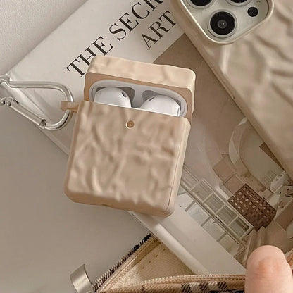 جراب فضي لسماعات AirPods 3 Pro 2 غطاء لسماعات AirPod 1/2/3