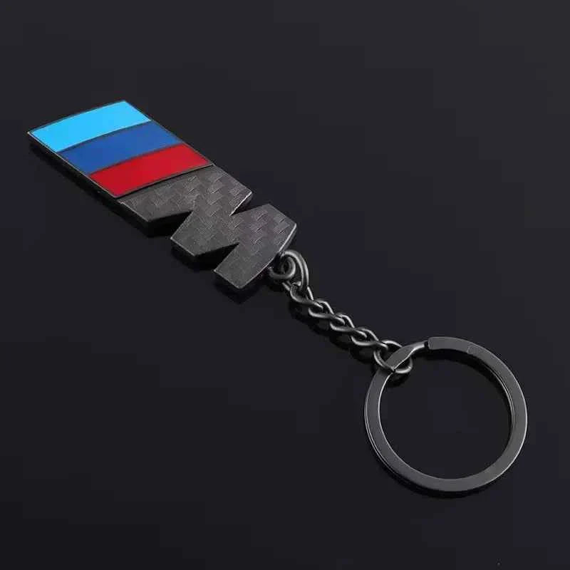 자동차 키체인 - 손으로 짠 가죽 및 아연 합금 키링