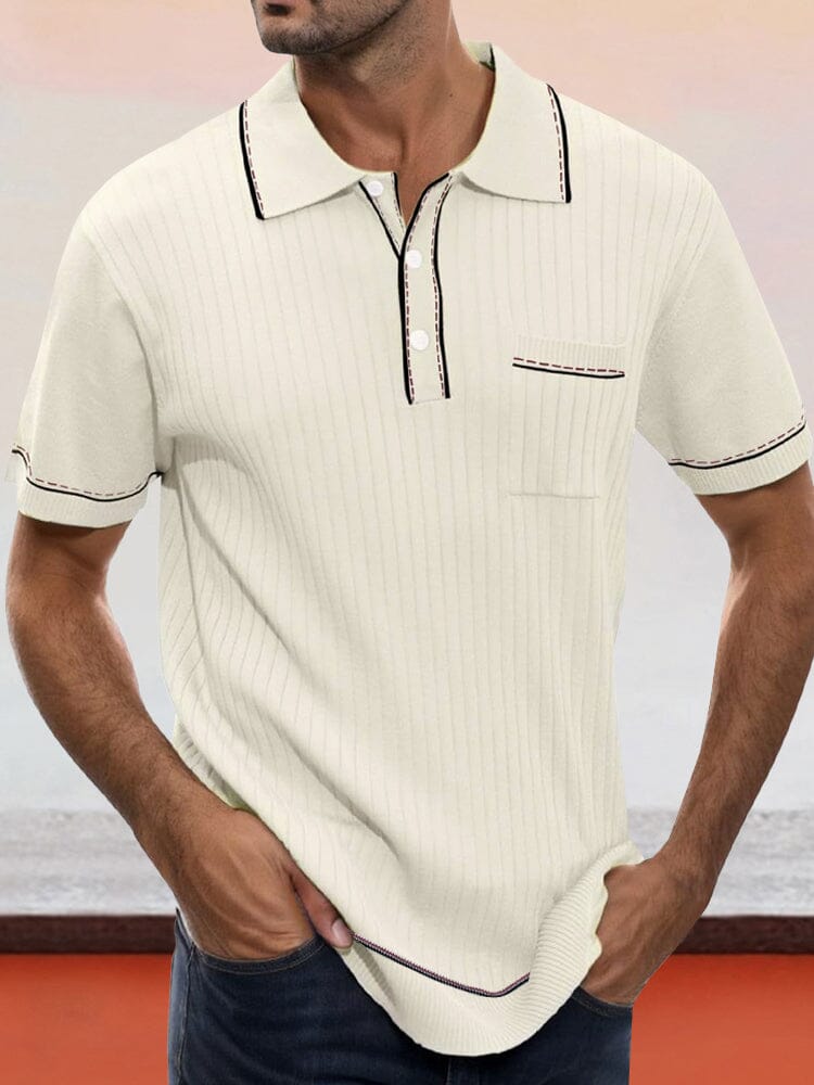 Jerry - Soft Breathable Knit Polo Shirt | By Julian & Claire Toronto