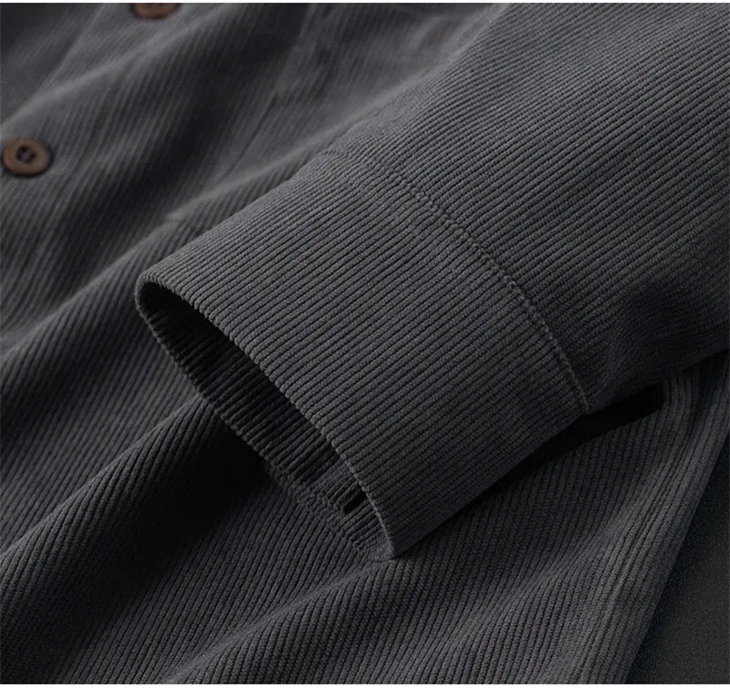 Slater - Classic Corduroy Button-Up Shirt | By Julian & Claire Toronto