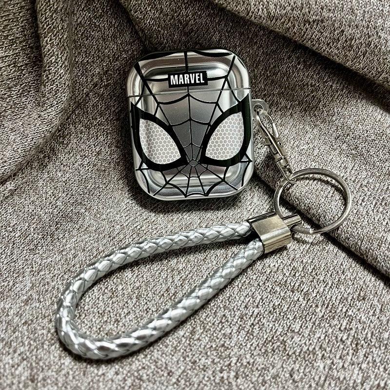 Spider Airpods Protective Case Earphone Protective Cover with Keychain Loop