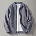 Joseph - Modern Ribbed Zip Cardigan | By Julian & Claire Toronto