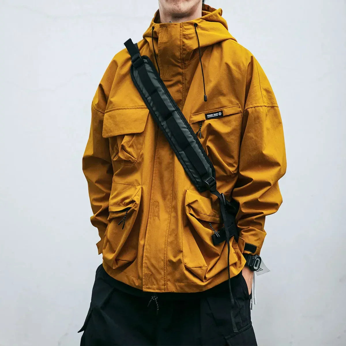 Ward -  Multi-Pocket Hooded Windbreaker Jacket | By Julian & Claire Toronto