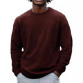 Coffee Red Hudson - Round Neck Long Sleeve | By Julian & Claire Toronto